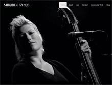 Tablet Screenshot of mirandasykes.com